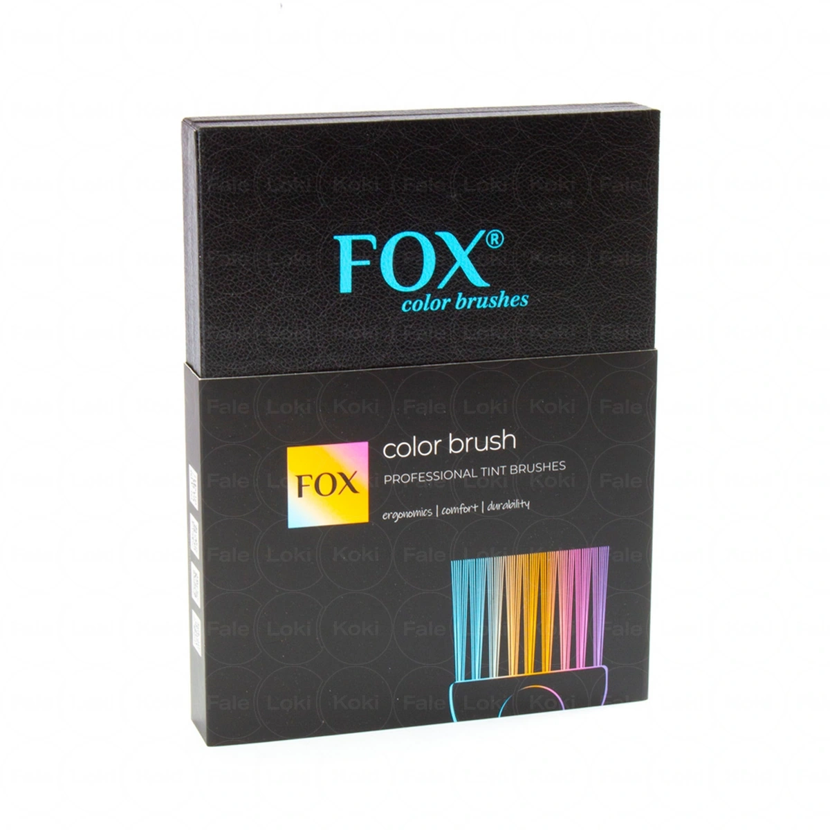 FOX   Komplet pędzelków do farbowania COLOR BRUSHES 8 szt.