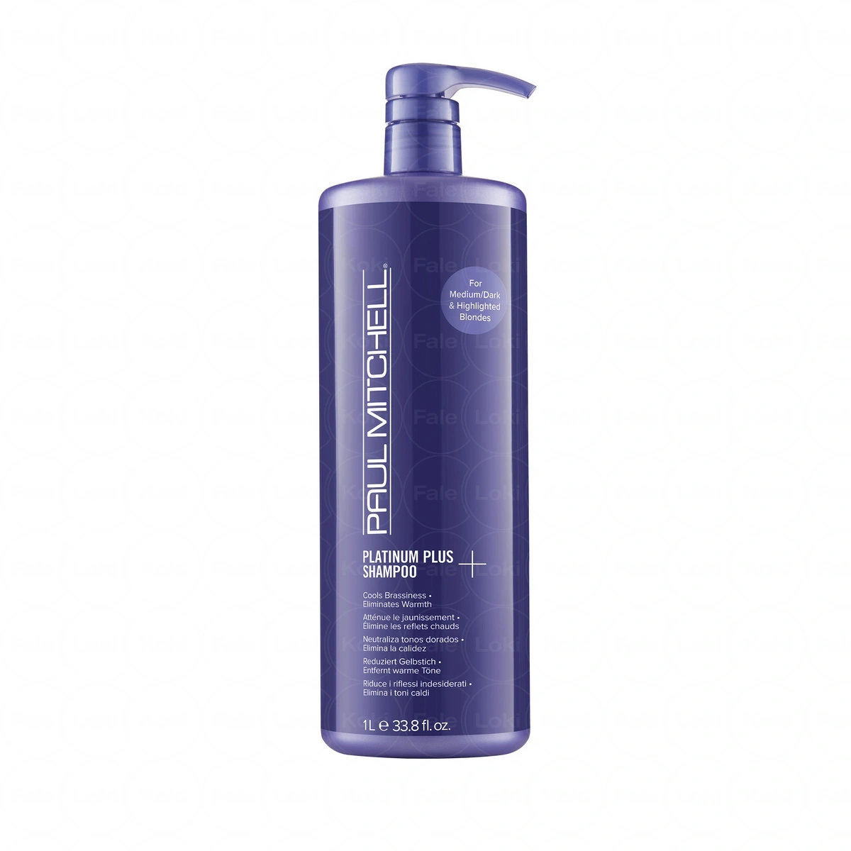PAUL MITCHELL Szampon neutralizujący ciepłe odcienie, 5 x większa moc PLATINUM PLUS SHAMPOO 1000 ml