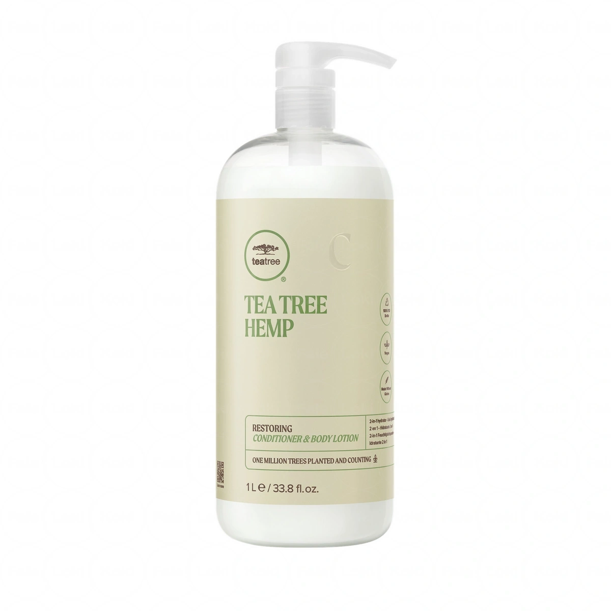 PAUL MITCHELL TeaTree Odżywka nawilżająca do włosów i ciała HEMP CONDITIONER AND BODY LOTION 2w1 1000 ml