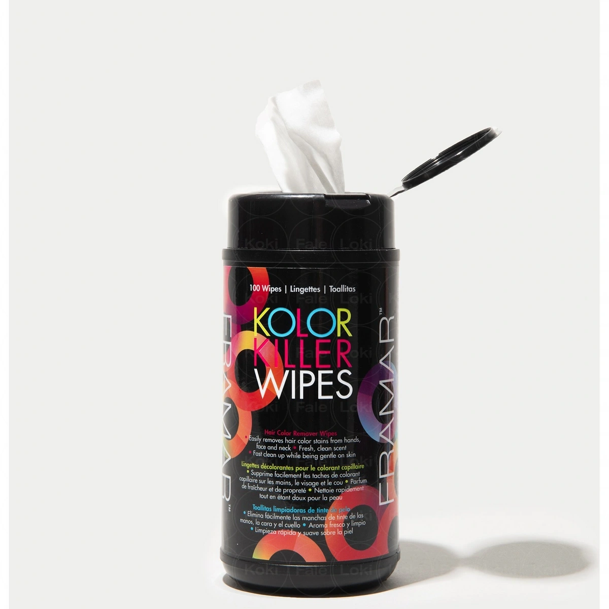 FRAMAR Chusteczki do zmywania farby ze skóry 100 szt.