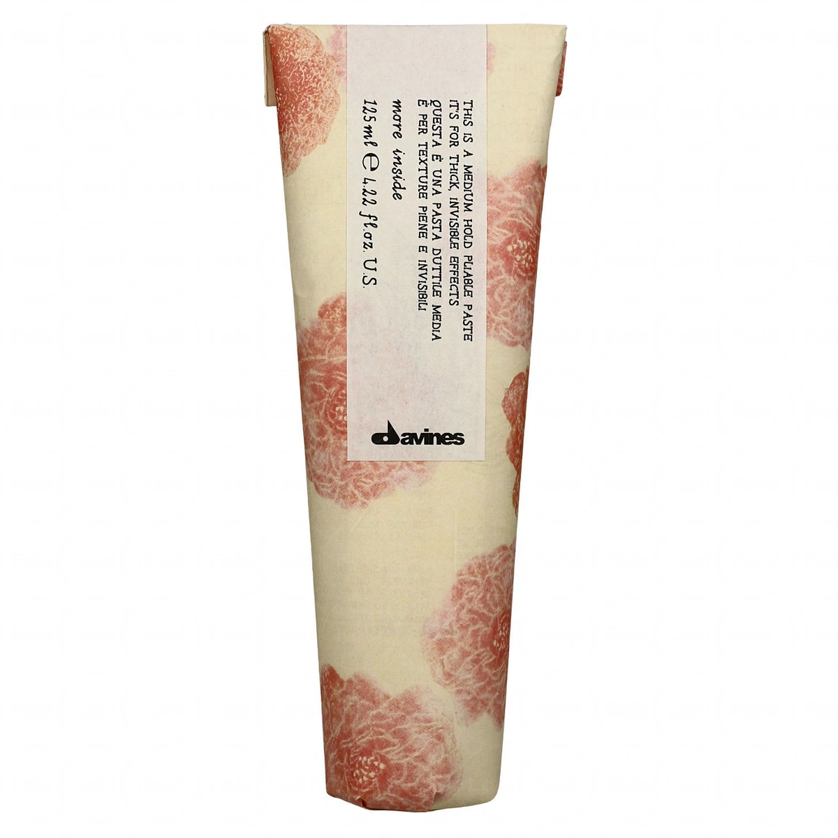 DAVINES MORE INSIDE pasta do włosów Medium Hold Pliable Paste 125 ml