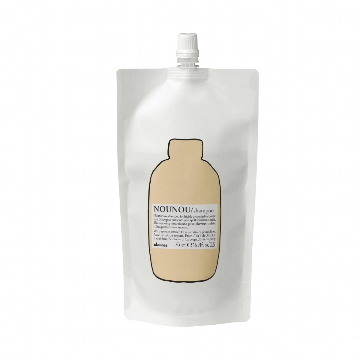 DAVINES ESSENTIAL HAIRCARE szampon do włosów NOUNOU Shampoo Refill 500 ml