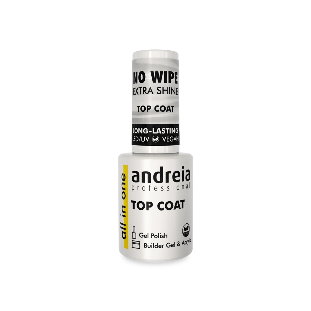 ANDREIA TOPY Top hybrydowy All in One No Wipe Top Coat 10.5 ml 