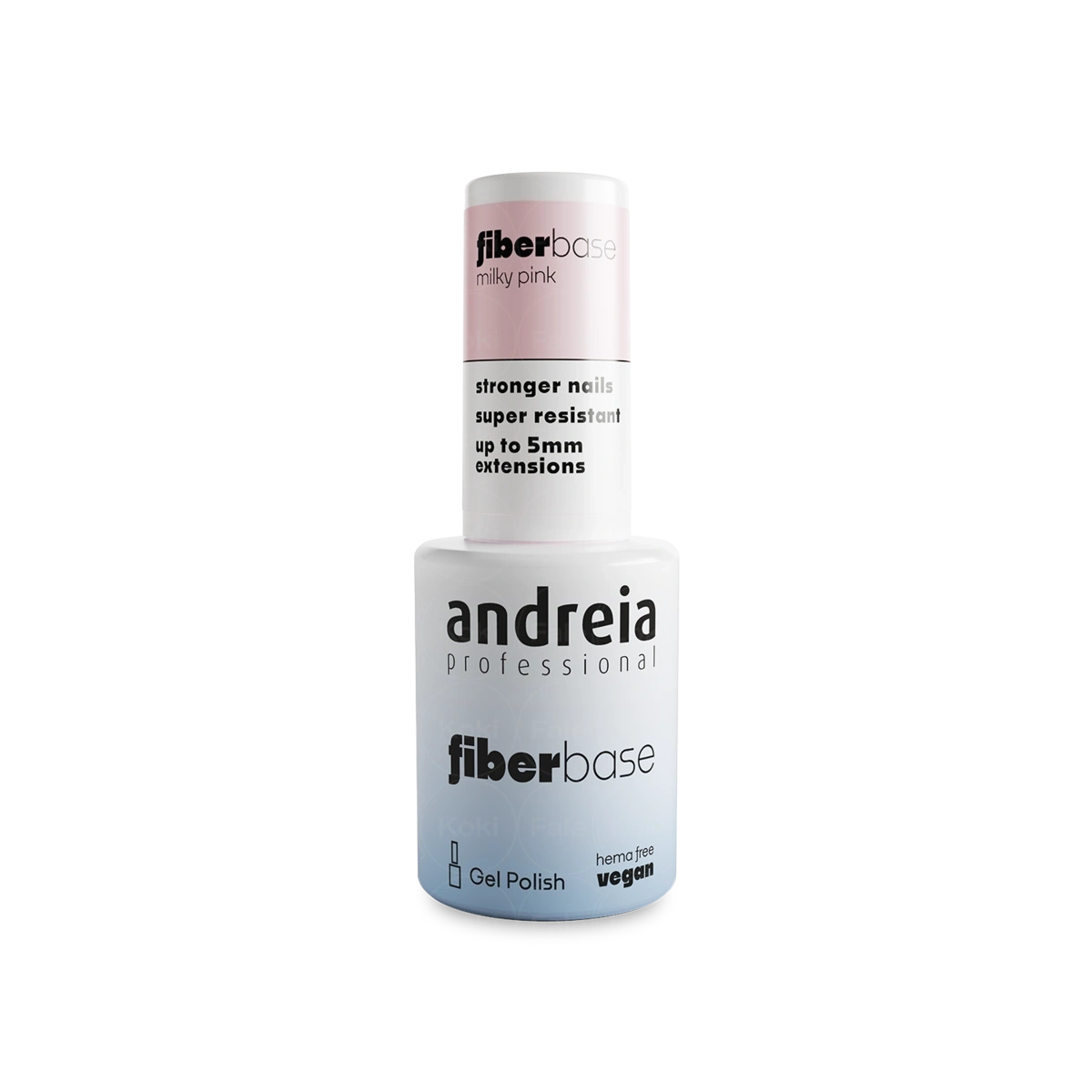 ANDREIA FIBER BASE Baza hybrydowa Fiber Base 04 Milky Pink 10.5 ml 