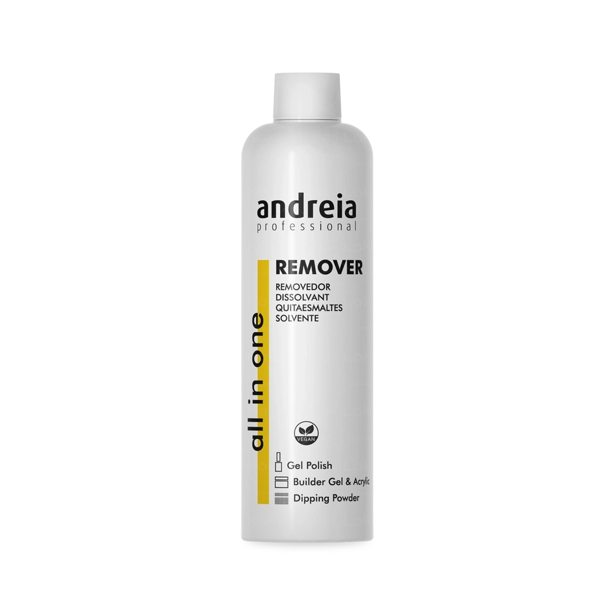 ANDREIA PŁYNY Zmywacz do lakieru hybrydowego All in One Remover 250 ml 