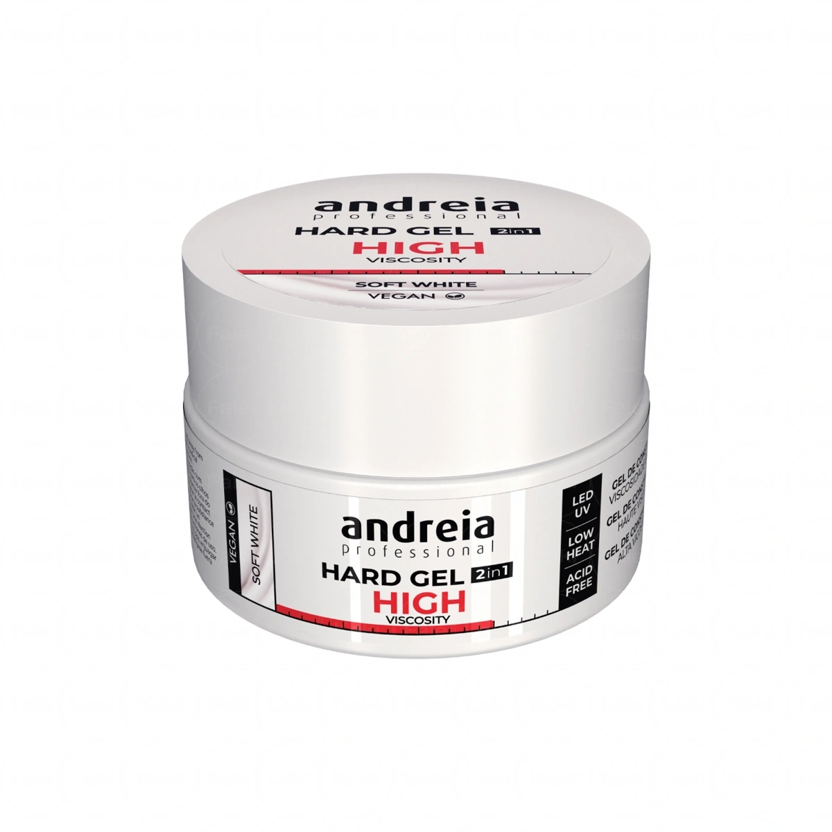 ANDREIA Żel budujący Dużej gęstości Hard Gel High Viscosity Soft White 22 gr