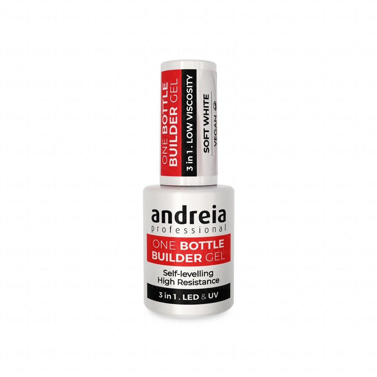 ANDREIA Żel budujący w butelce 3w1 One Bottle Builder Gel Soft White 14 ml 