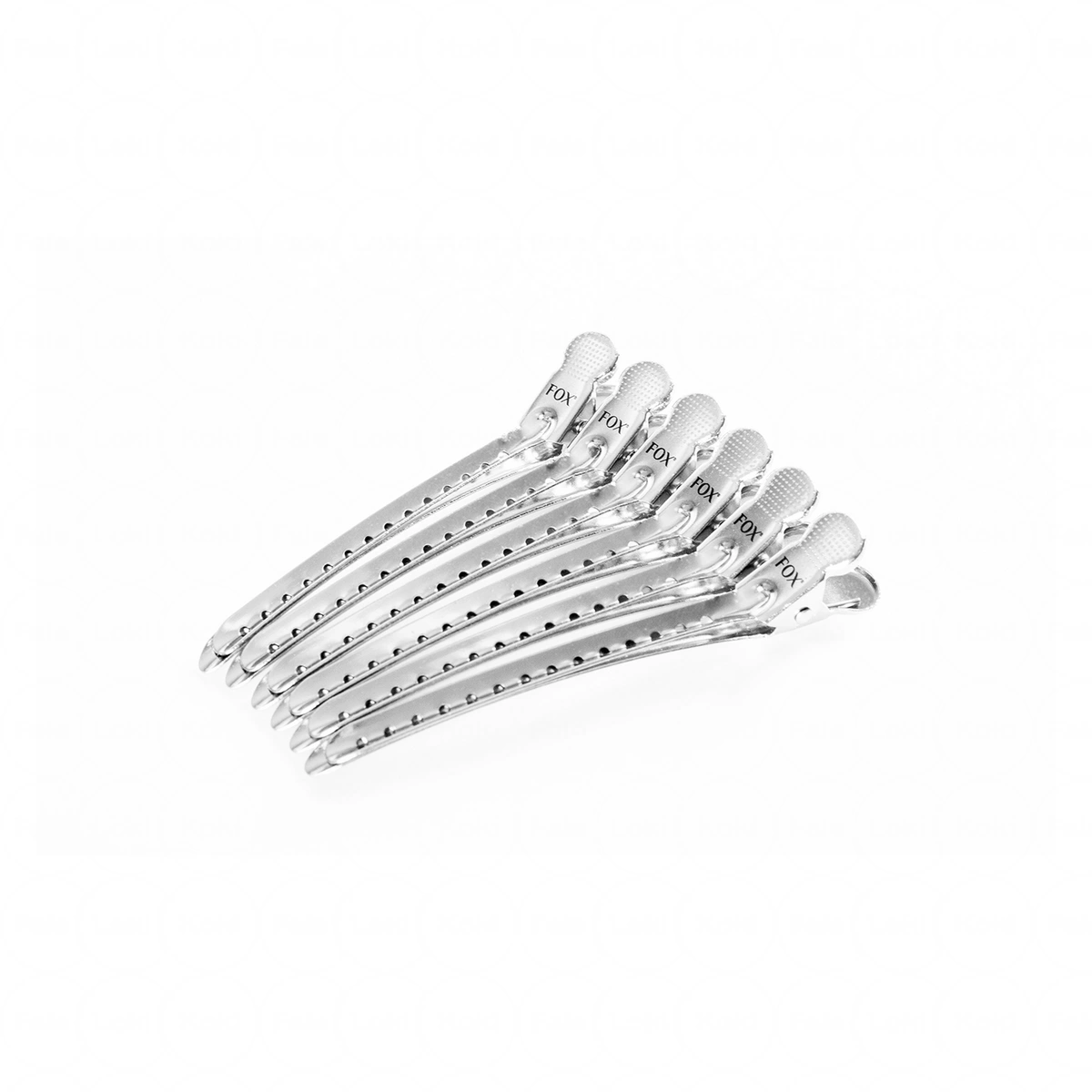 FOX srebrne metalowe (6 szt.)