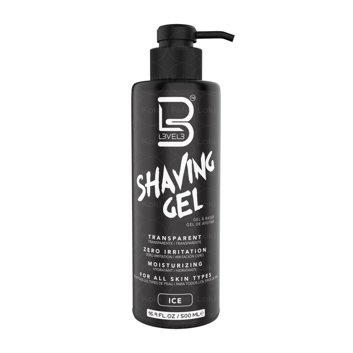 LEVEL3 SHAVING GEL ICE -  żel do golenia 500ml