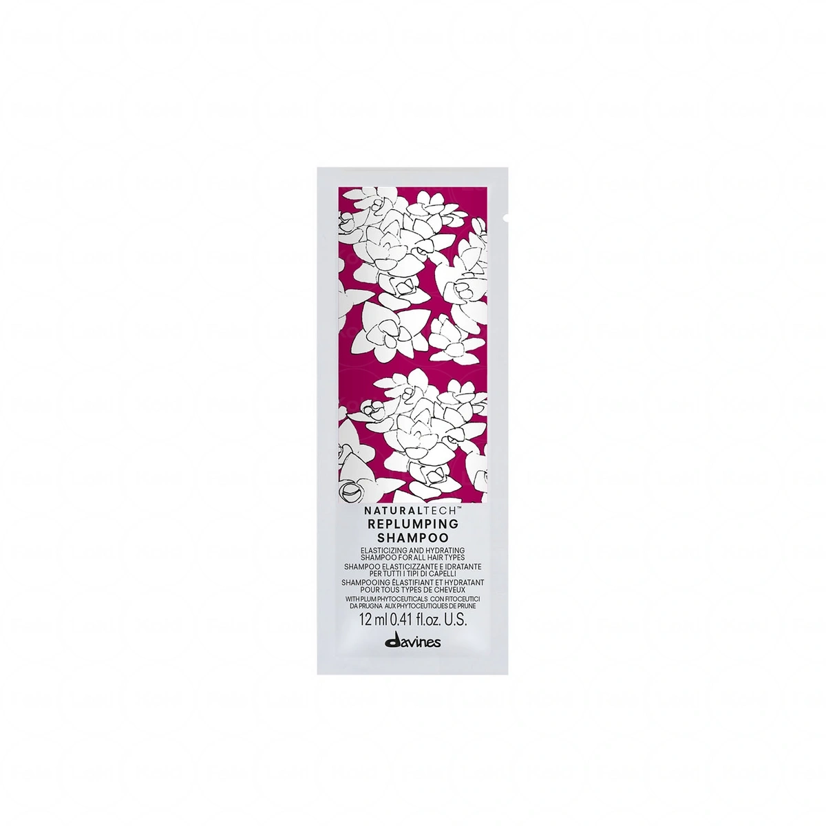 DAVINES NATURALTECH szampon do włosów Replumping Shampoo  12 ml