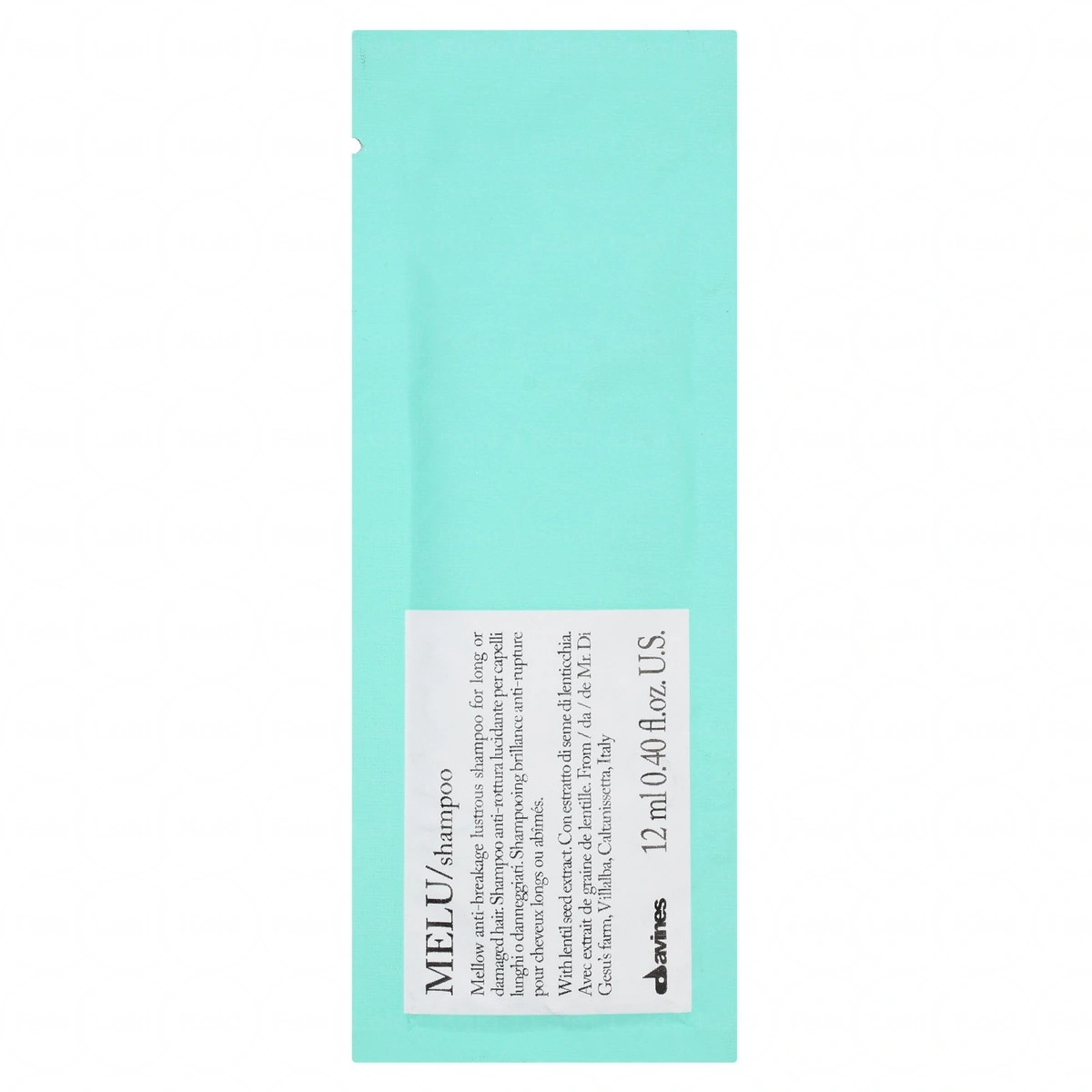 DAVINES ESSENTIAL HAIRCARE szampon do włosów MELU Shampoo  12 ml