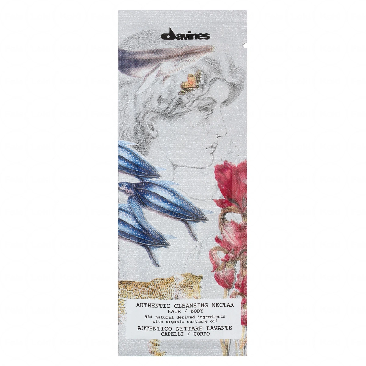 DAVINES AUTHENTIC FORMULAS szampon do włosów Authentic Cleansing Nectar  12 ml