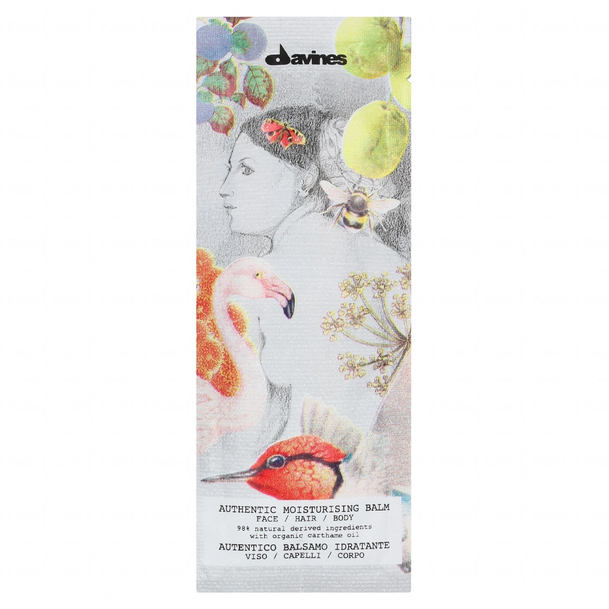 DAVINES AUTHENTIC FORMULAS balsam do włosów, twarzy i ciała Authentic Moisturising Balm  12 ml