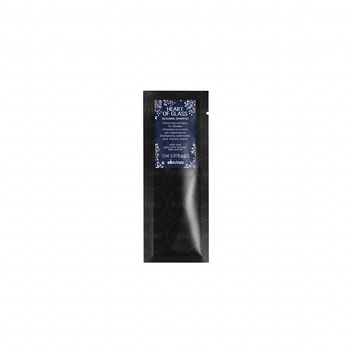 DAVINES HEART OF GLASS szampon do włosów blond Silkening Shampoo 12 ml