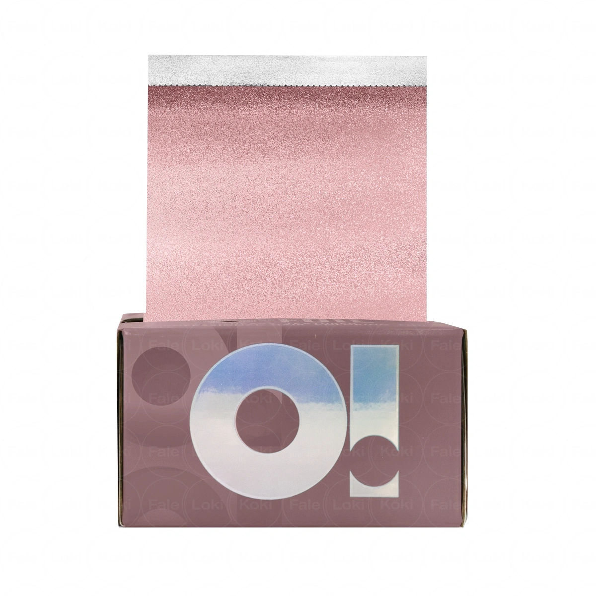 O!TOOLS Folia ryflowana do koloryzacji  Rose Gold 500 szt.
