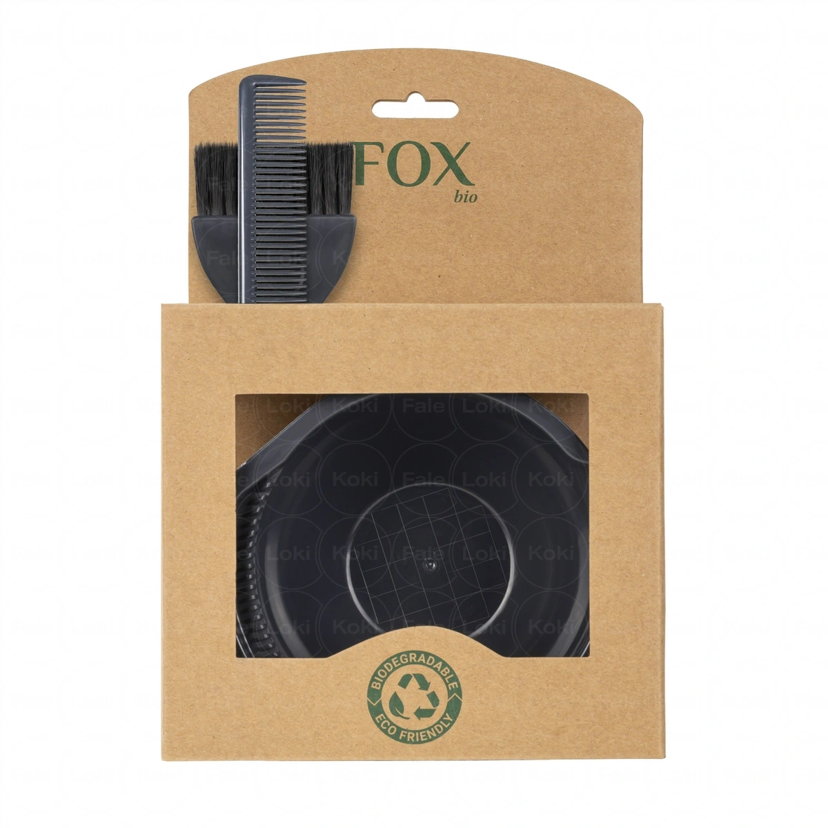 FOX BIO miseczka & pędzelek & grzebień