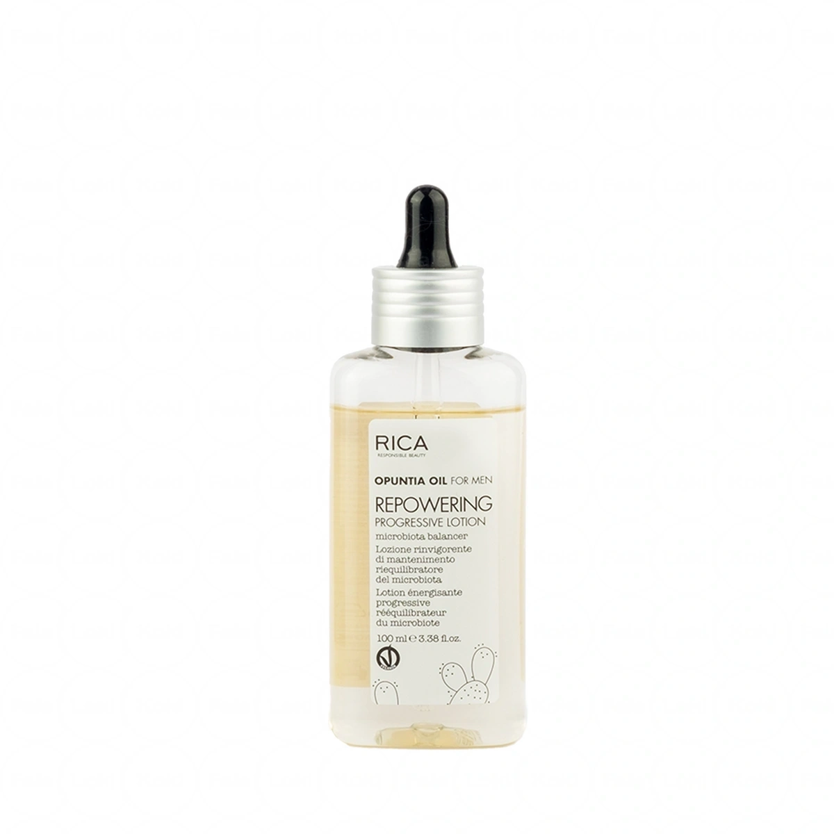 RICA OPUNTIA OIL FOR MEN krem 100% wegański balsam przeciw wypadaniu włosów dla mężczyzn Repowering Progressive Lotion  100 ml