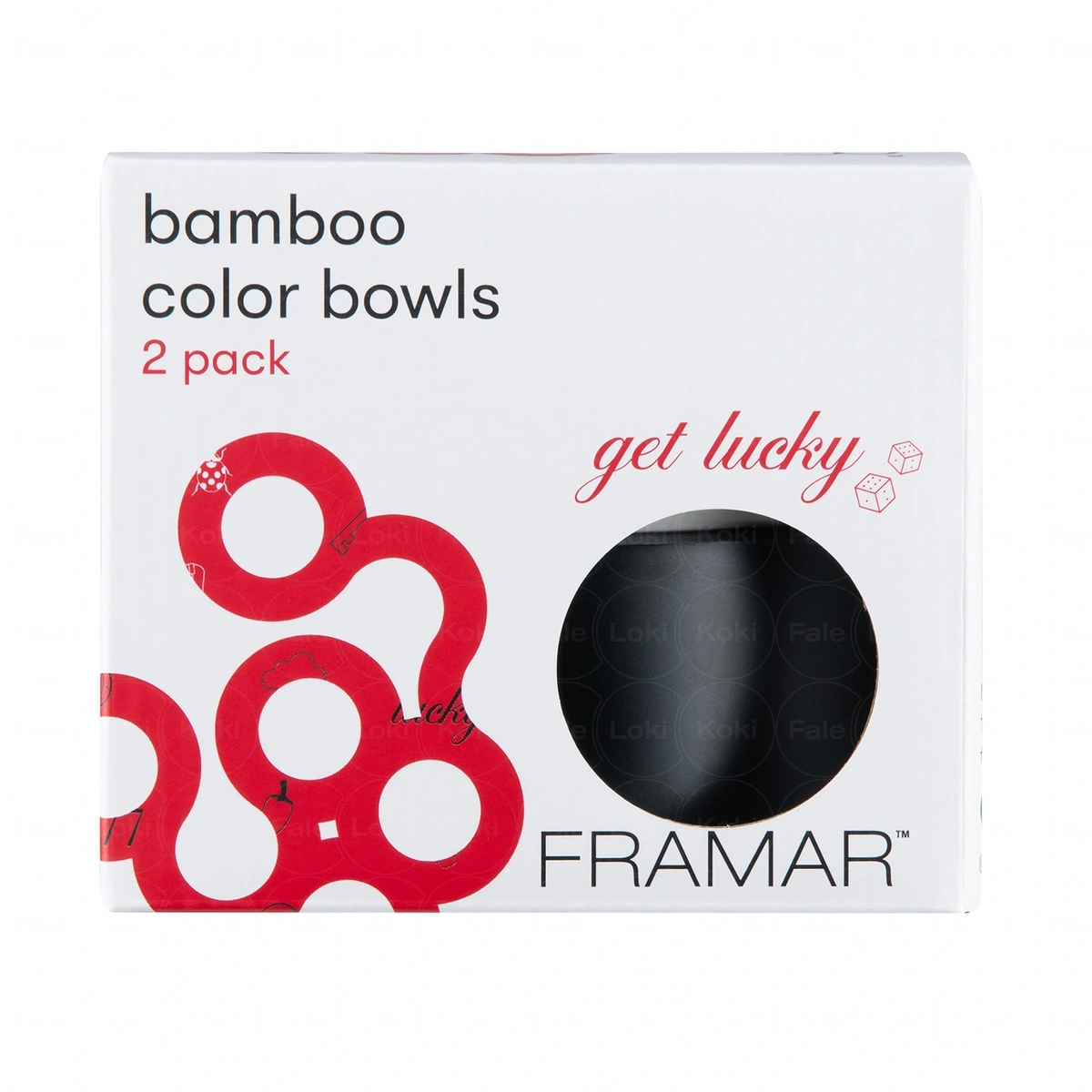 FRAMAR Miseczki fryzjerskie Get Lucky - Bamboo Bowls 2 szt.