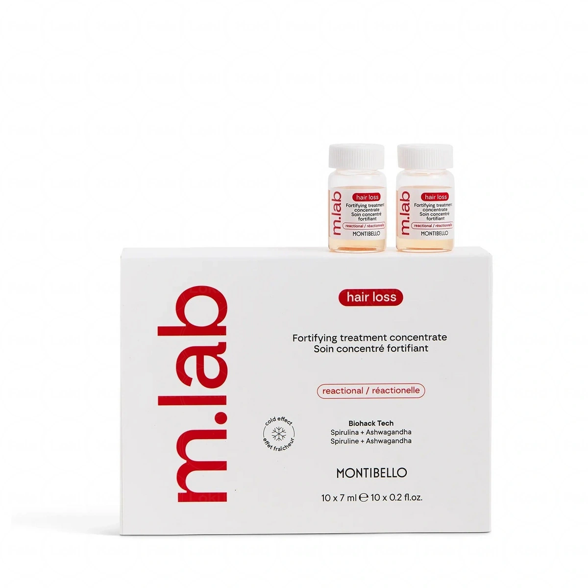 MONTIBELLO m.lab kuracja przeciw reaktywnemu wypadaniu włosów Fortyfing 10 x 7 ml