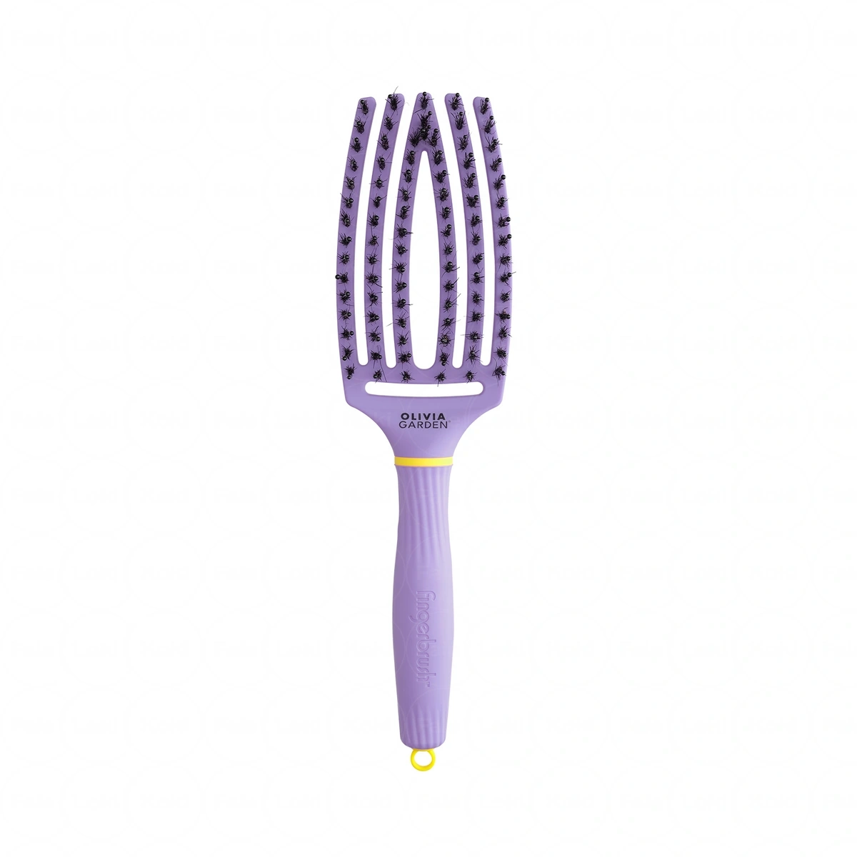 OLIVIA GARDEN FINGERBRUSH Szczotka do rozczesywania i wygładzania włosów Inner Child Snuggle Purple