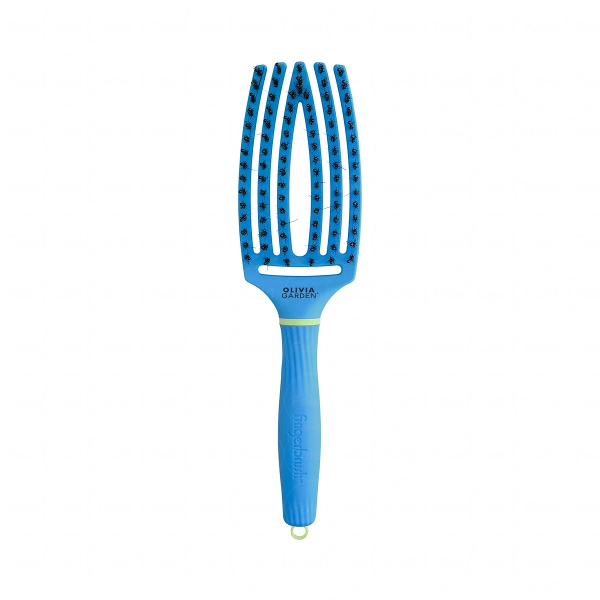 OLIVIA GARDEN FINGERBRUSH Szczotka do rozczesywania i wygładzania włosów Inner Child Turbo Blue