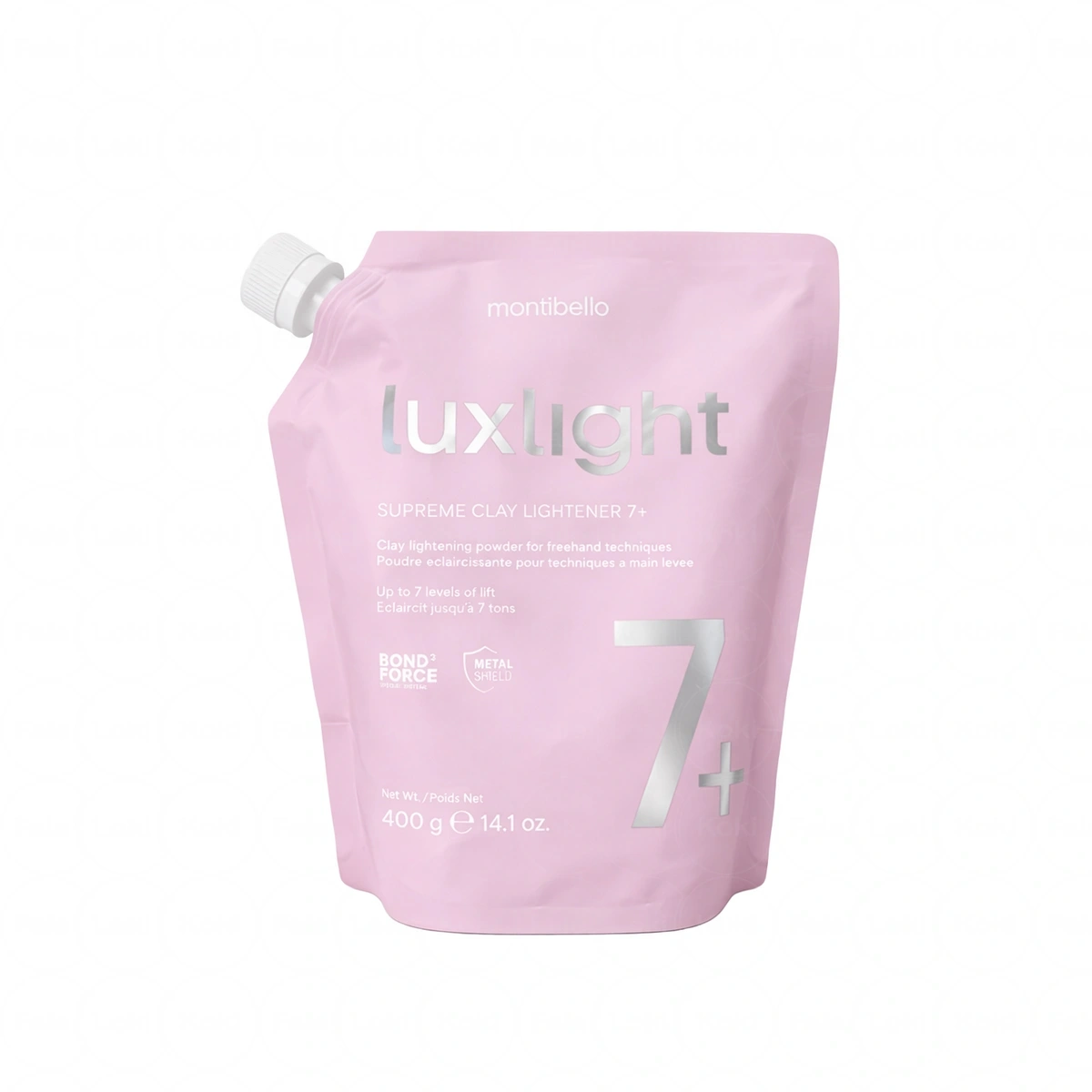 MONTIBELLO LUXLIGHT Rozjaśniacz SUPREME CLAY LIGHTENER 7+ 400 g