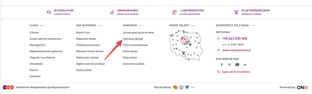 jak poruszać się po serwisie