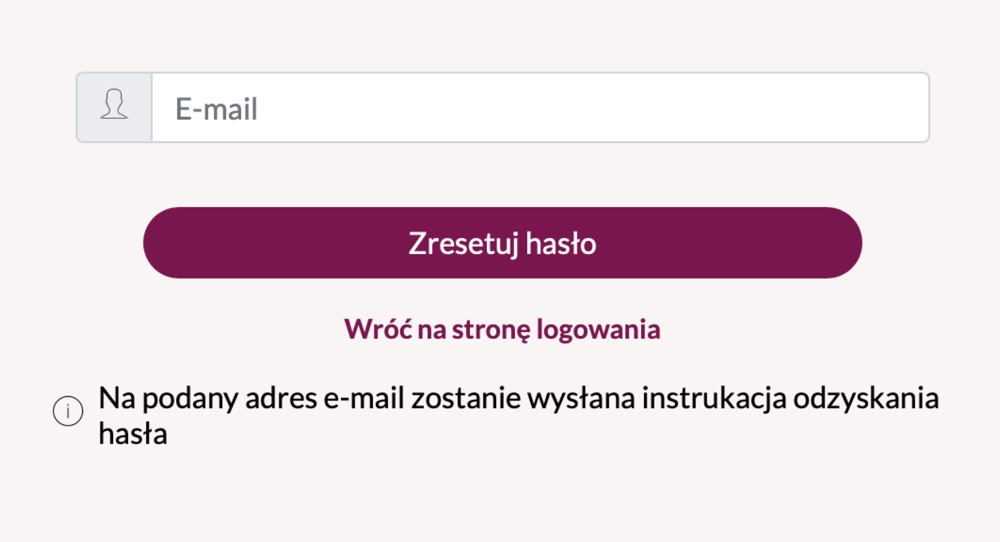 resetowanie hasła