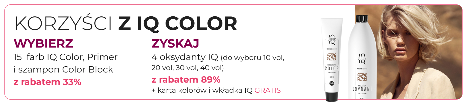 MILA PROFESSIONAL: KORZYŚCI IQ COLOR (akcesoria)