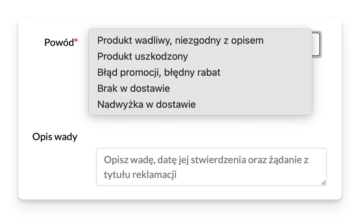 Reklamacje